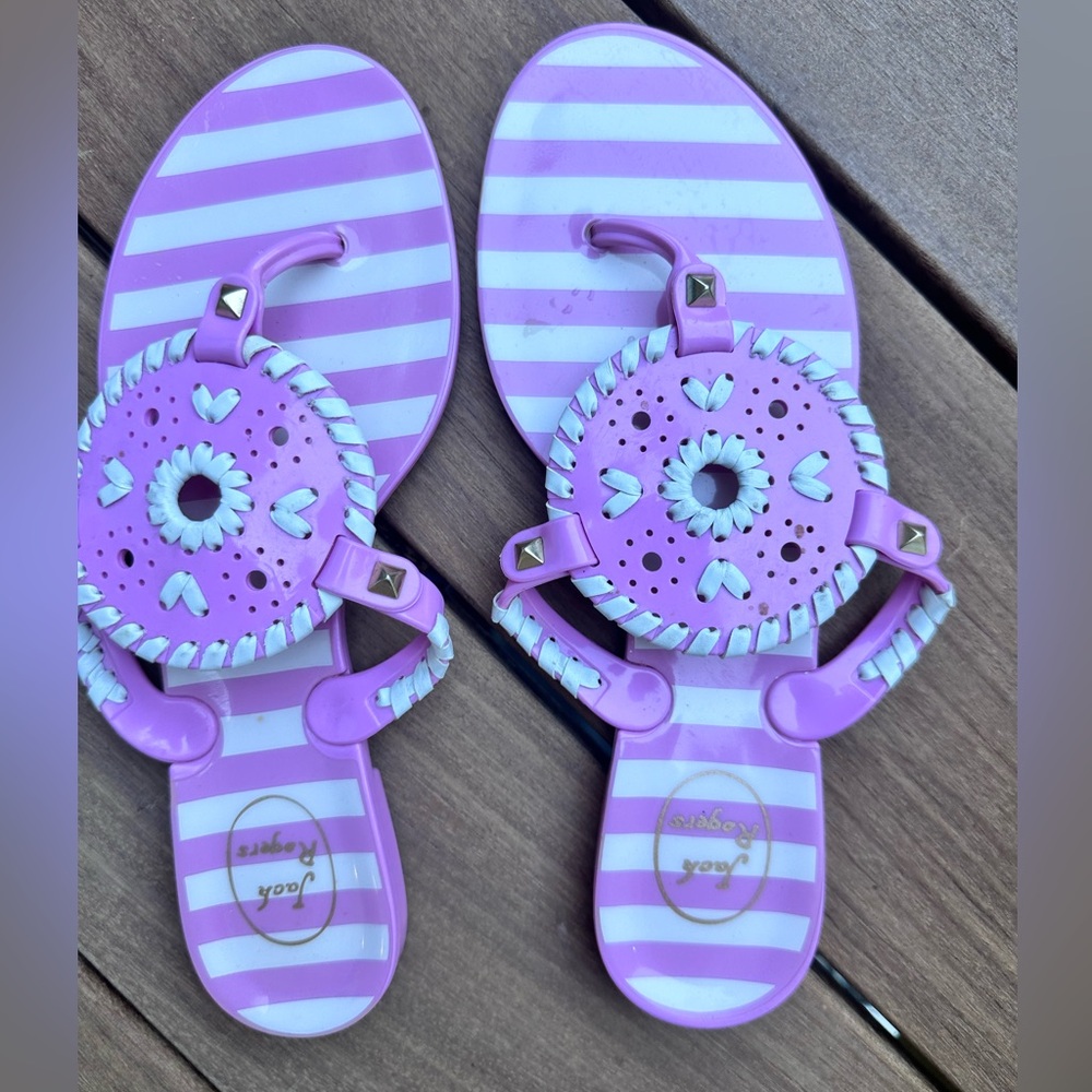 Jack Rogers Pink Jelly Sandal (Size 7)